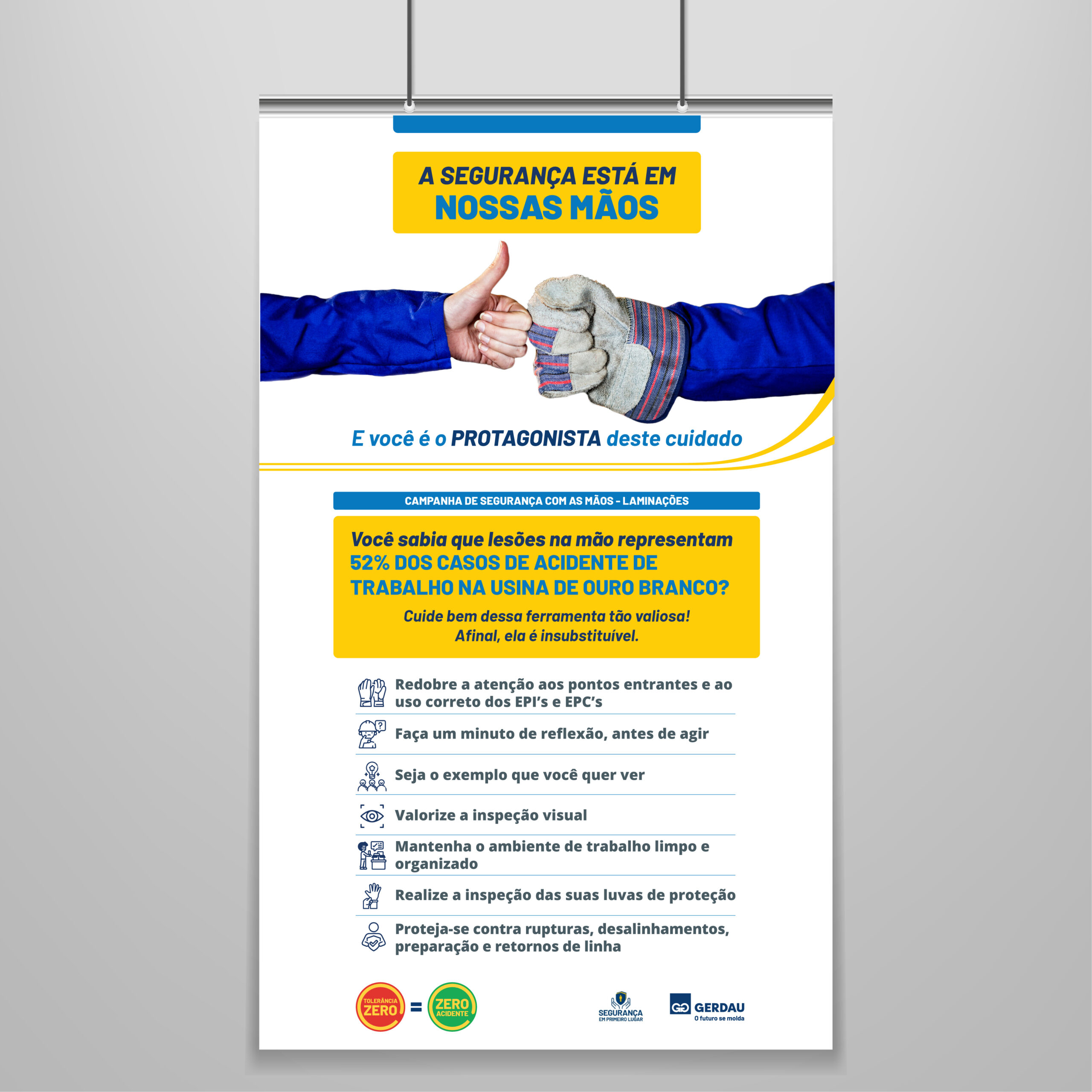 Campanha interna de segurança – Gerdau