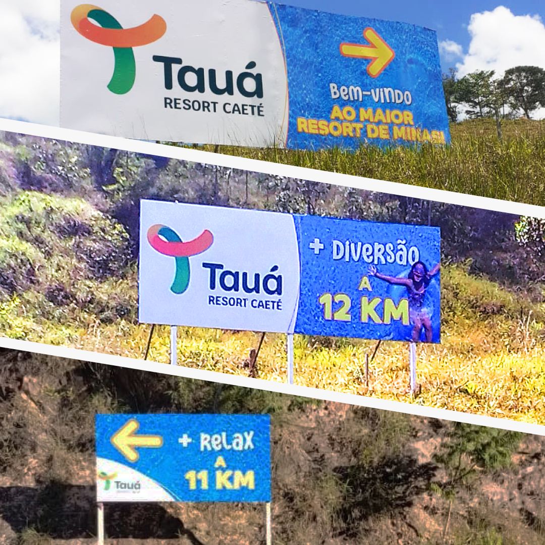 Placas BR-381 – Grupo Tauá de Hotéis