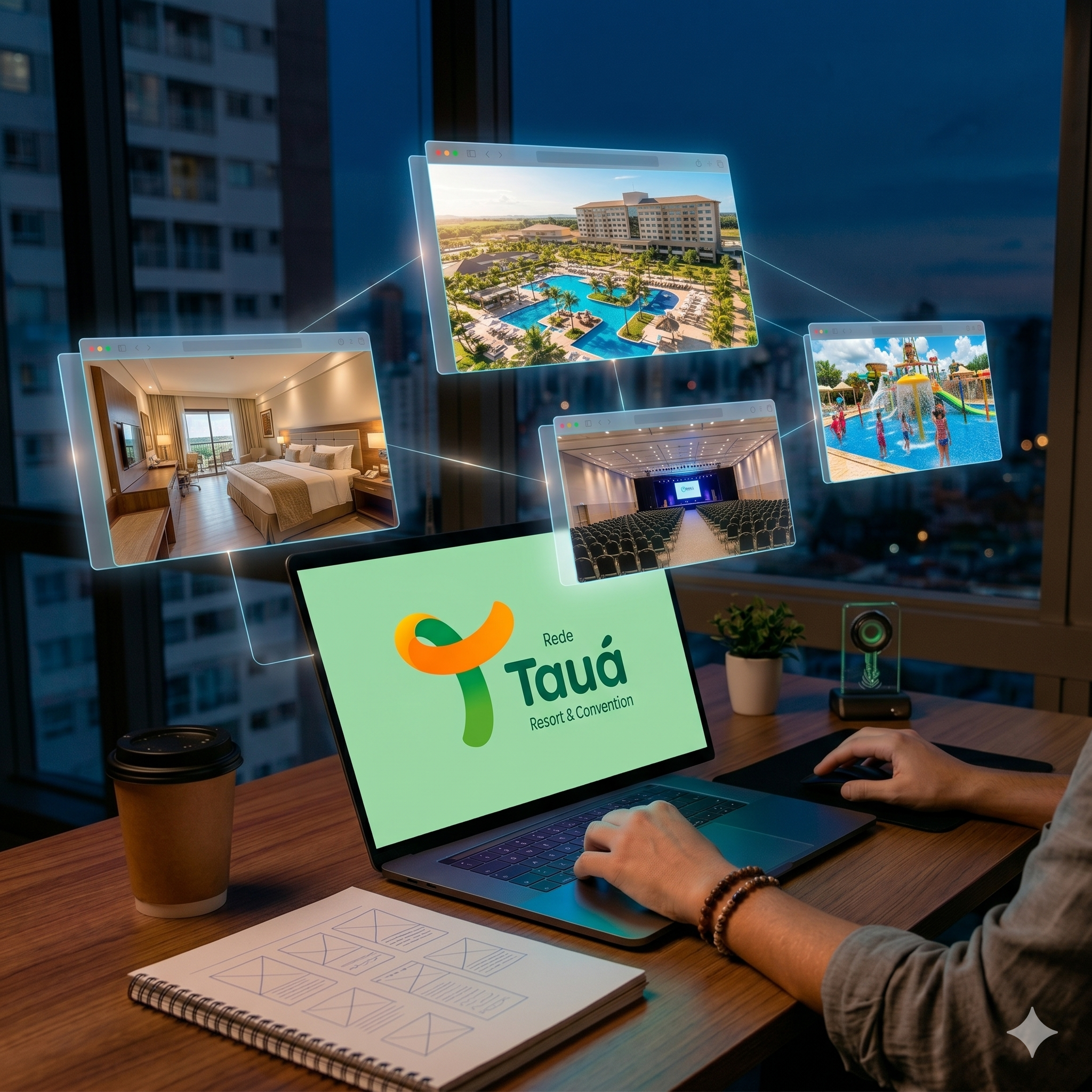 Site Rede Tauá: Estudo de Design Thinking e UI Design